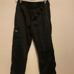 Black scrub pants
